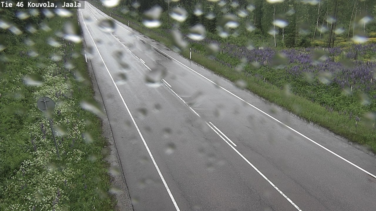 Weather Camera Image Väg 46 Kouvola, Jaala, Kouvola, Kymenlaakso