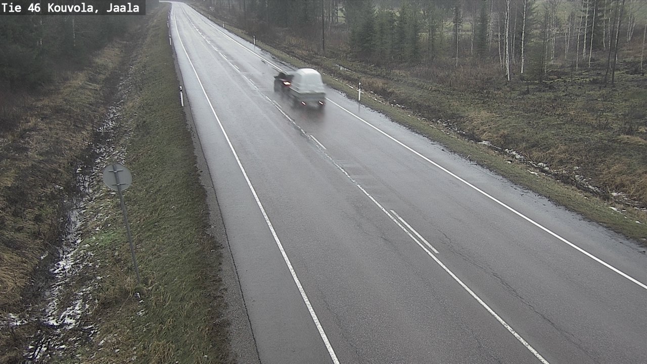 Weather Camera Image Väg 46 Kouvola, Jaala, Kouvola, Kymenlaakso