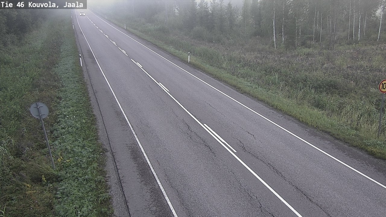 Weather Camera Image Road 46 Kouvola, Jaala, Kouvola, Kymenlaakso