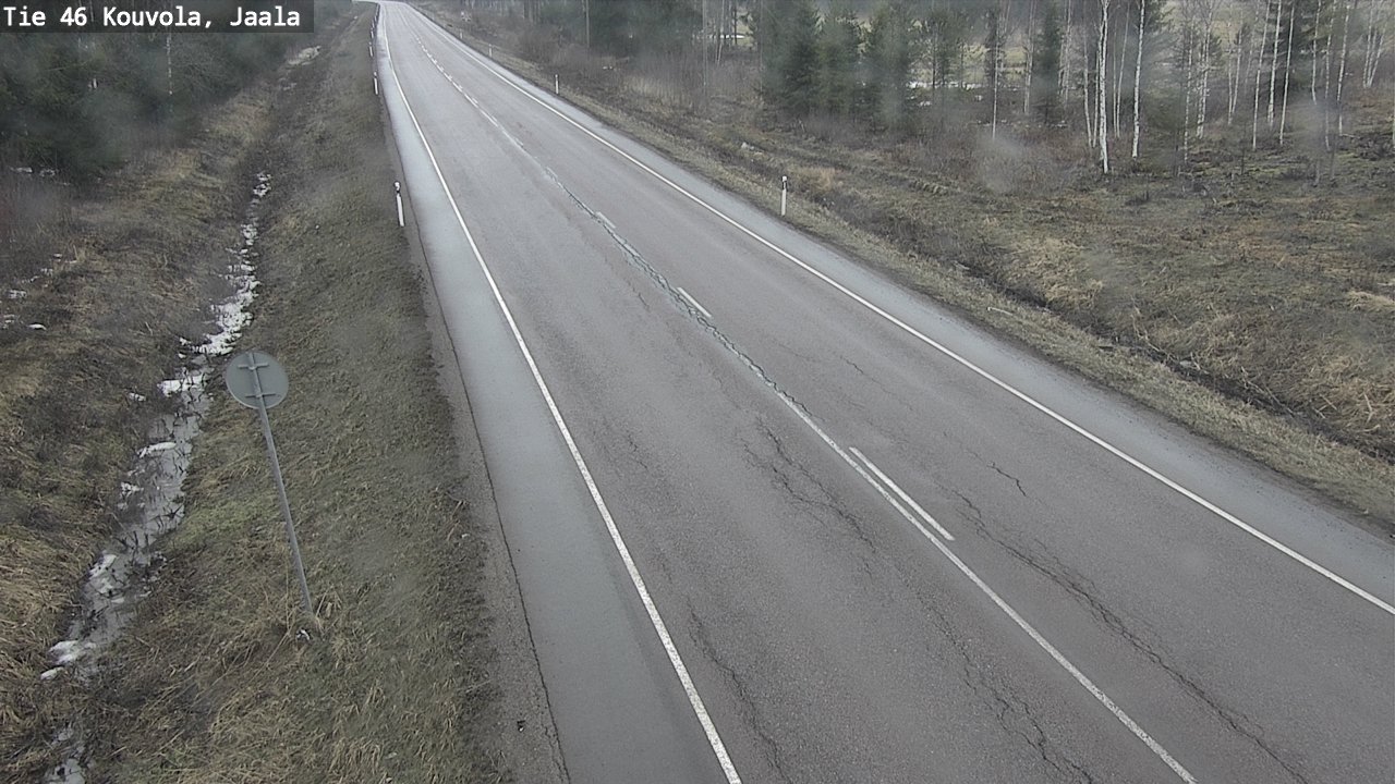 Weather Camera Image Road 46 Kouvola, Jaala, Kouvola, Kymenlaakso