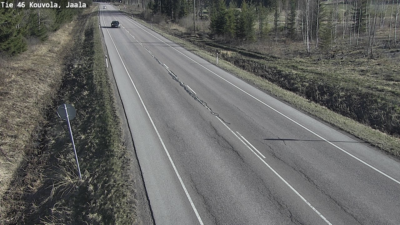 Weather Camera Image Road 46 Kouvola, Jaala, Kouvola, Kymenlaakso