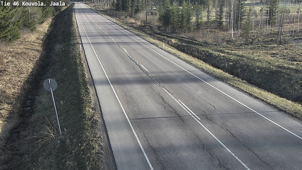 Weather Camera Image Road 46 Kouvola, Jaala, Kouvola, Kymenlaakso