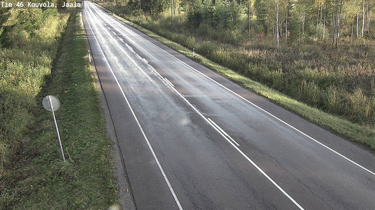 Weather Camera Image Road 46 Kouvola, Jaala, Kouvola, Kymenlaakso
