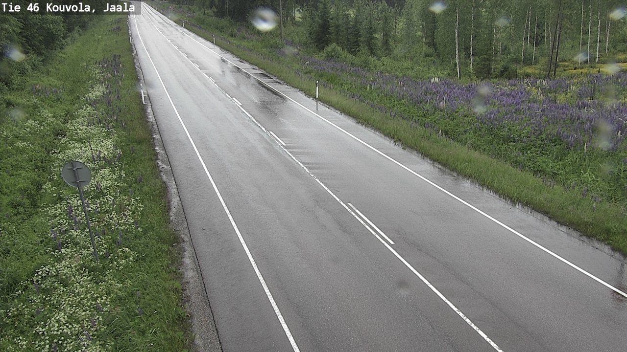Weather Camera Image Road 46 Kouvola, Jaala, Kouvola, Kymenlaakso