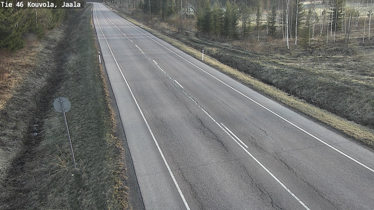 Weather Camera Image Road 46 Kouvola, Jaala, Kouvola, Kymenlaakso