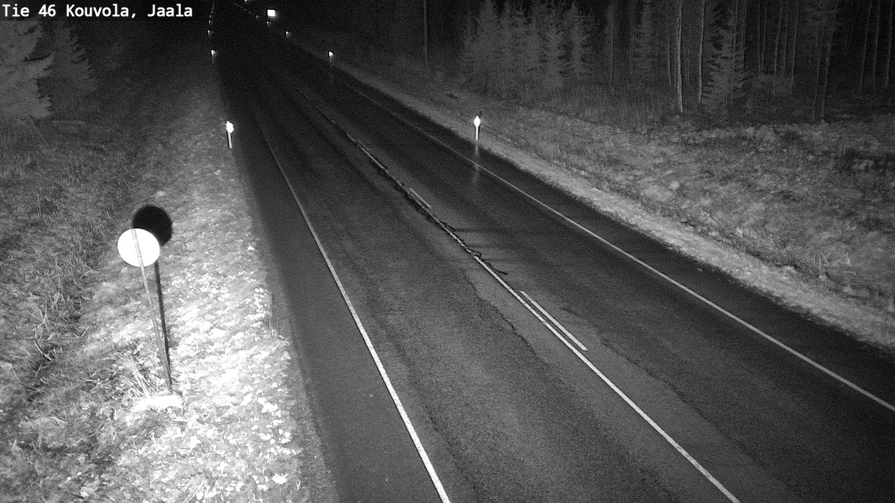 Weather Camera Image Väg 46 Kouvola, Jaala, Kouvola, Kymenlaakso
