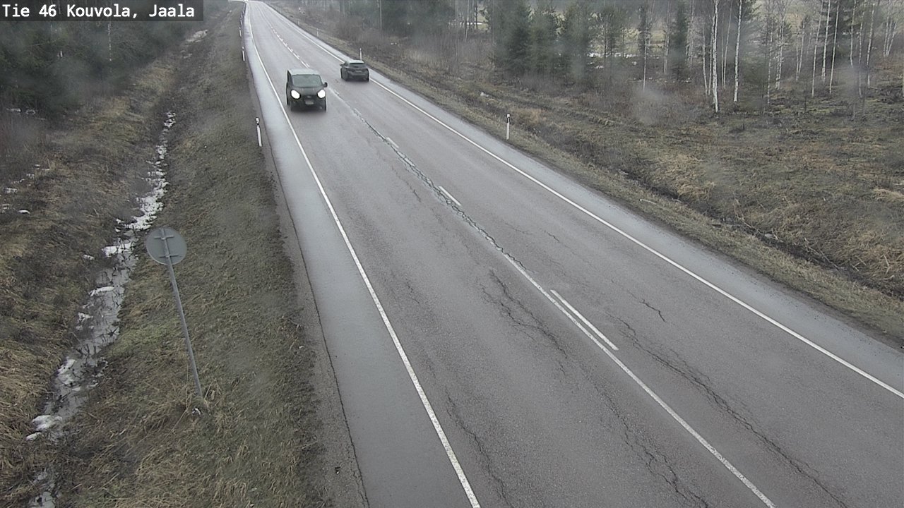 Weather Camera Image Road 46 Kouvola, Jaala, Kouvola, Kymenlaakso