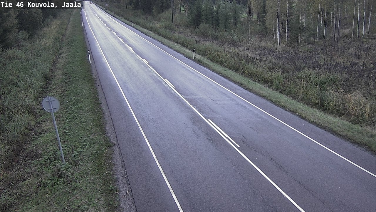 Weather Camera Image Road 46 Kouvola, Jaala, Kouvola, Kymenlaakso
