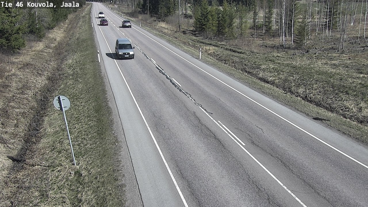 Weather Camera Image Road 46 Kouvola, Jaala, Kouvola, Kymenlaakso