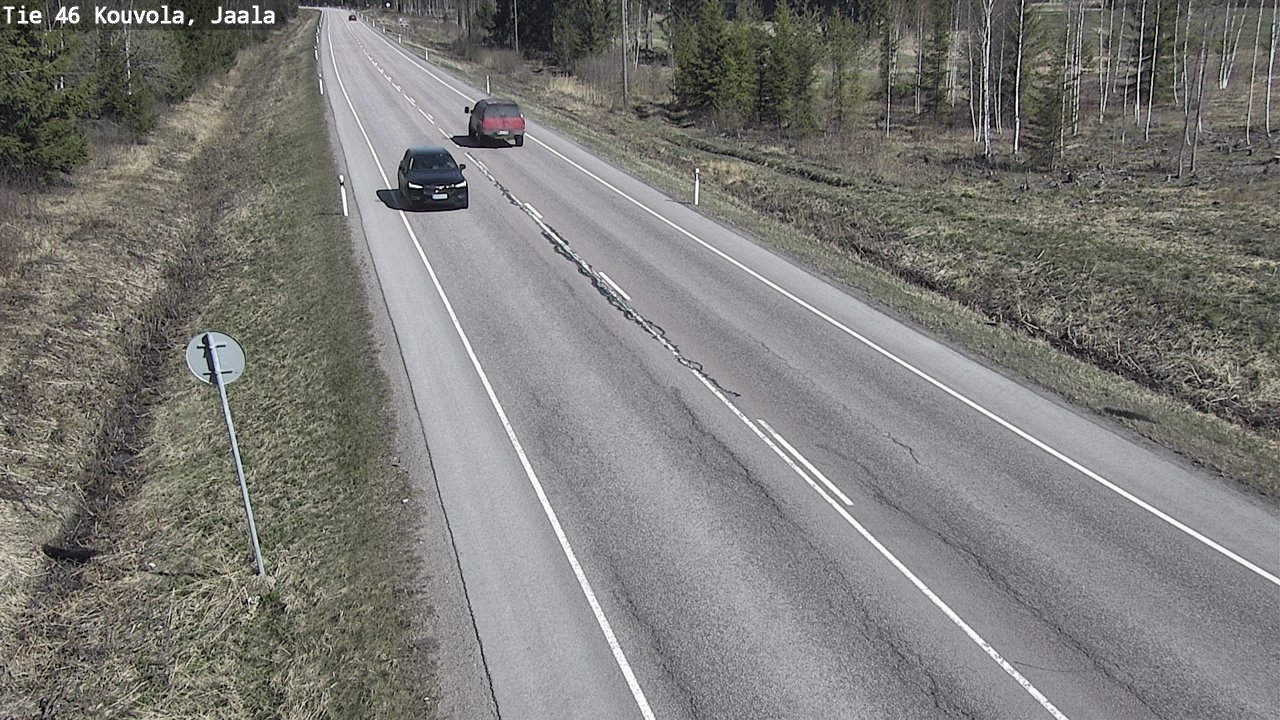 Weather Camera Image Road 46 Kouvola, Jaala, Kouvola, Kymenlaakso