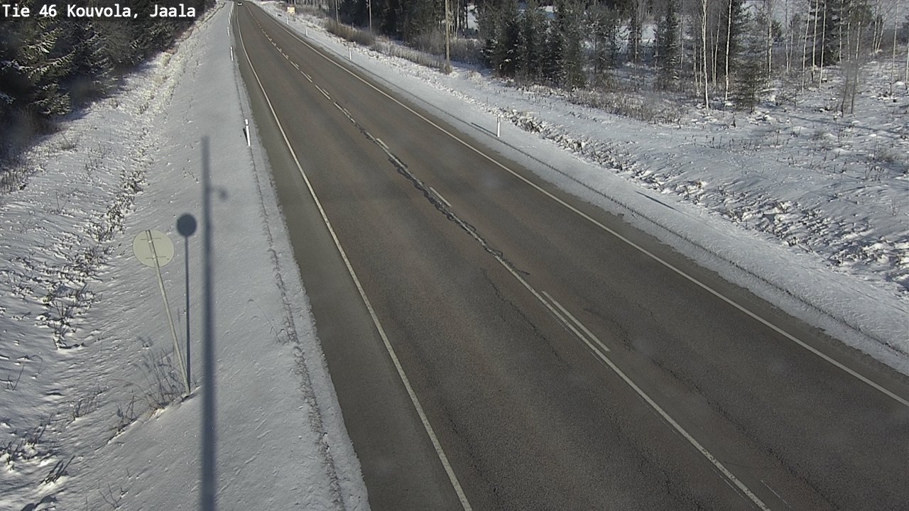 Weather Camera Image Road 46 Kouvola, Jaala, Kouvola, Kymenlaakso
