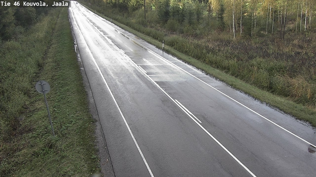 Weather Camera Image Road 46 Kouvola, Jaala, Kouvola, Kymenlaakso