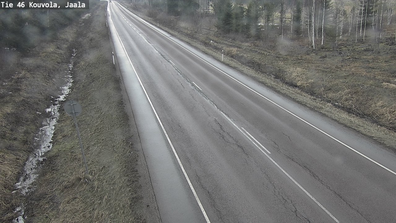 Weather Camera Image Väg 46 Kouvola, Jaala, Kouvola, Kymenlaakso