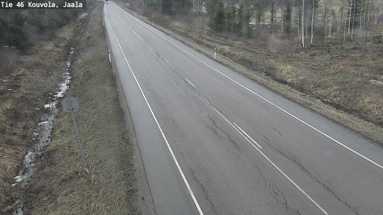 Weather Camera Image Road 46 Kouvola, Jaala, Kouvola, Kymenlaakso