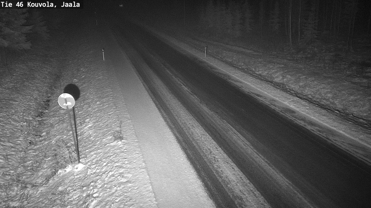Weather Camera Image Väg 46 Kouvola, Jaala, Kouvola, Kymenlaakso