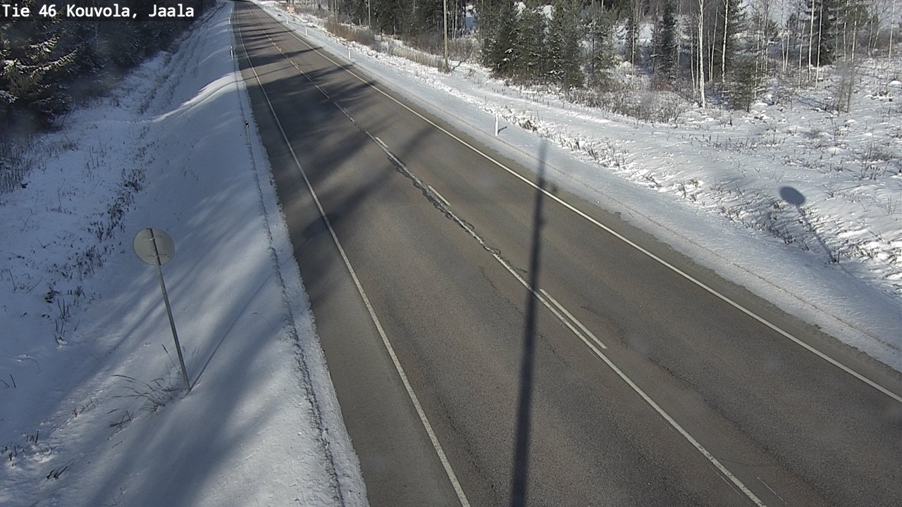 Weather Camera Image Väg 46 Kouvola, Jaala, Kouvola, Kymenlaakso