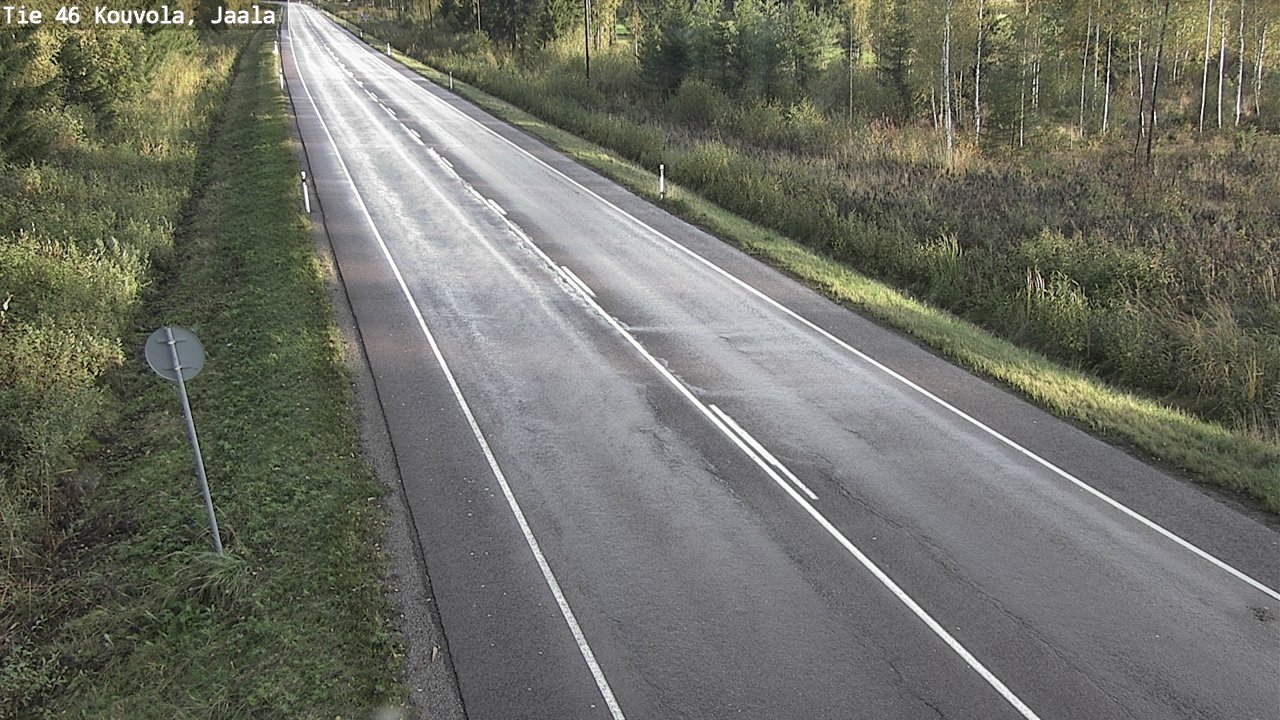 Weather Camera Image Road 46 Kouvola, Jaala, Kouvola, Kymenlaakso