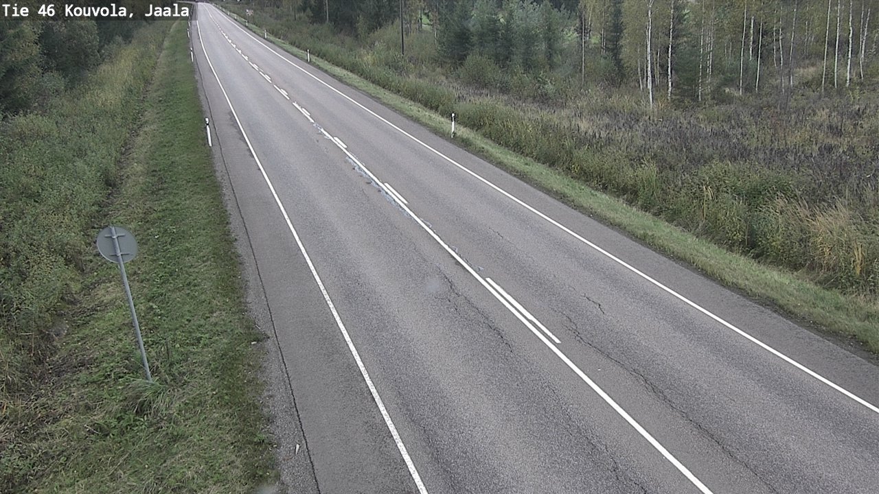 Weather Camera Image Road 46 Kouvola, Jaala, Kouvola, Kymenlaakso