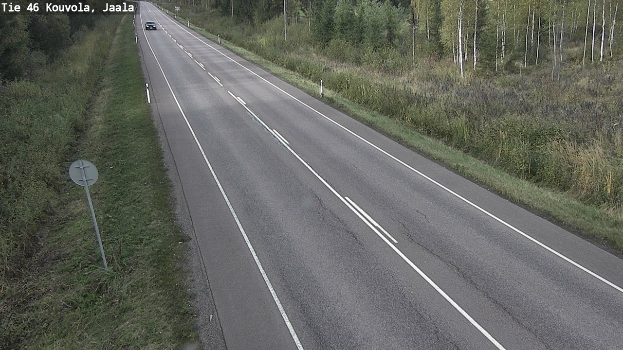 Weather Camera Image Road 46 Kouvola, Jaala, Kouvola, Kymenlaakso