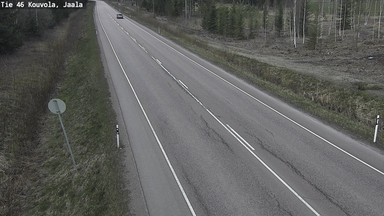 Weather Camera Image Road 46 Kouvola, Jaala, Kouvola, Kymenlaakso