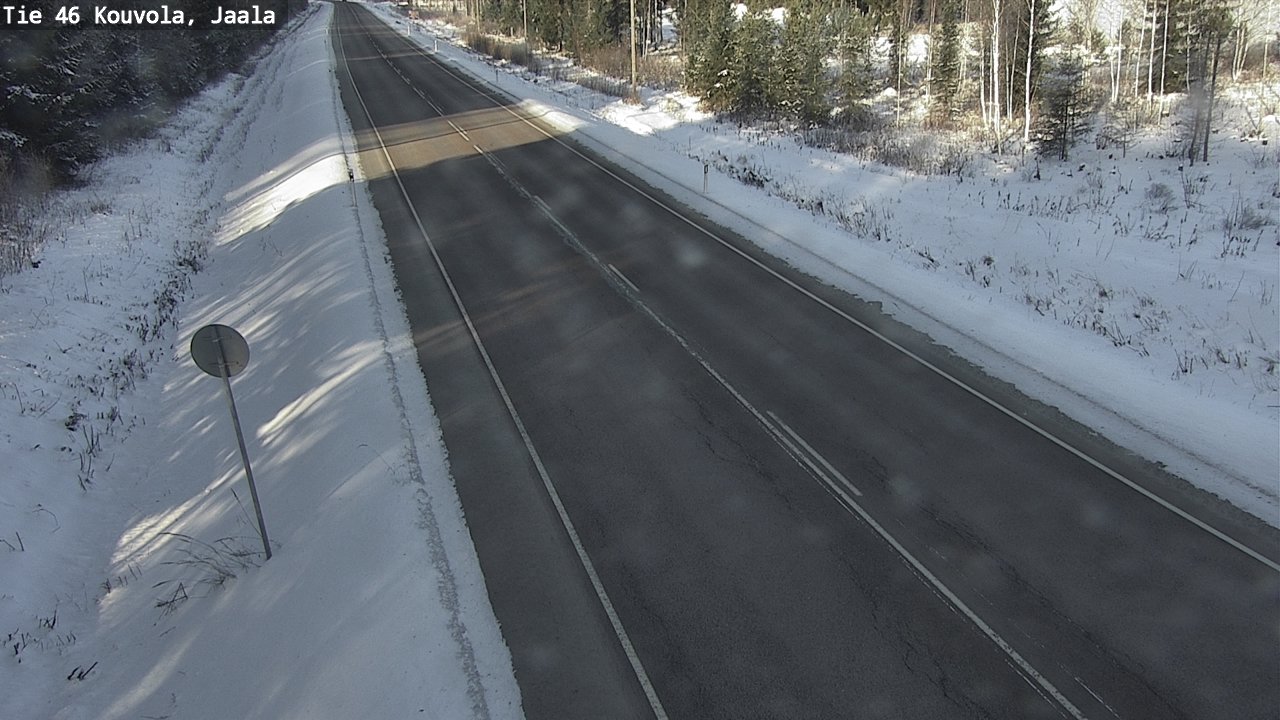 Weather Camera Image Väg 46 Kouvola, Jaala, Kouvola, Kymenlaakso