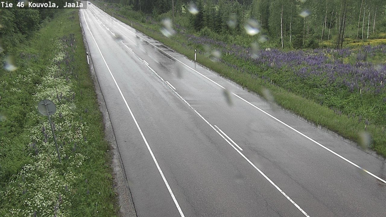 Weather Camera Image Väg 46 Kouvola, Jaala, Kouvola, Kymenlaakso