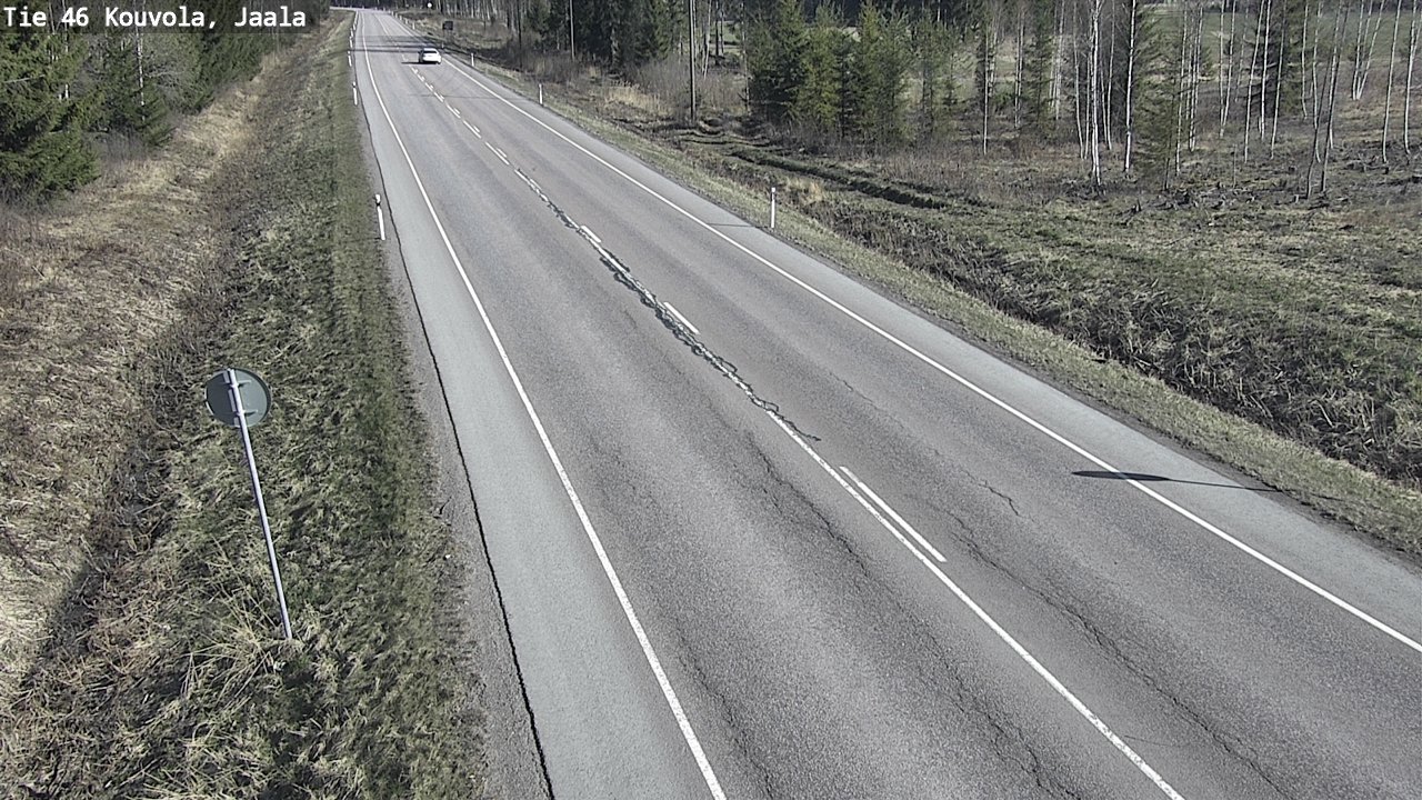 Weather Camera Image Road 46 Kouvola, Jaala, Kouvola, Kymenlaakso