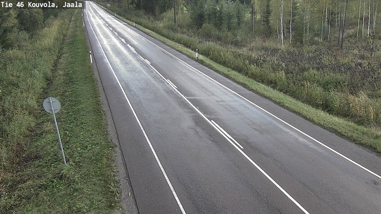 Weather Camera Image Road 46 Kouvola, Jaala, Kouvola, Kymenlaakso
