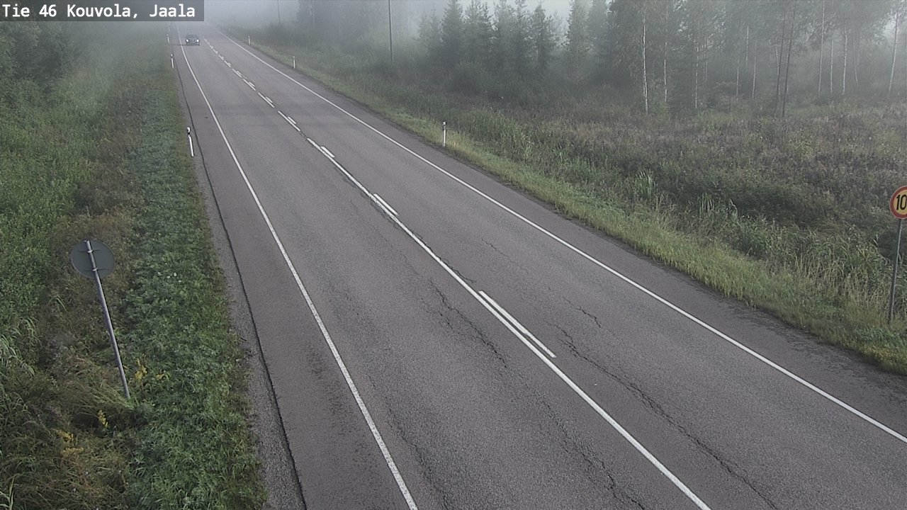 Weather Camera Image Road 46 Kouvola, Jaala, Kouvola, Kymenlaakso