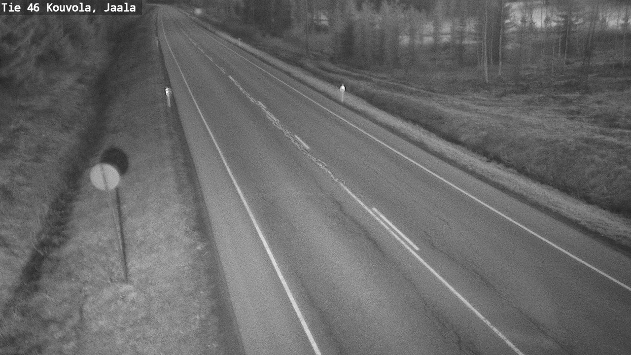 Weather Camera Image Road 46 Kouvola, Jaala, Kouvola, Kymenlaakso