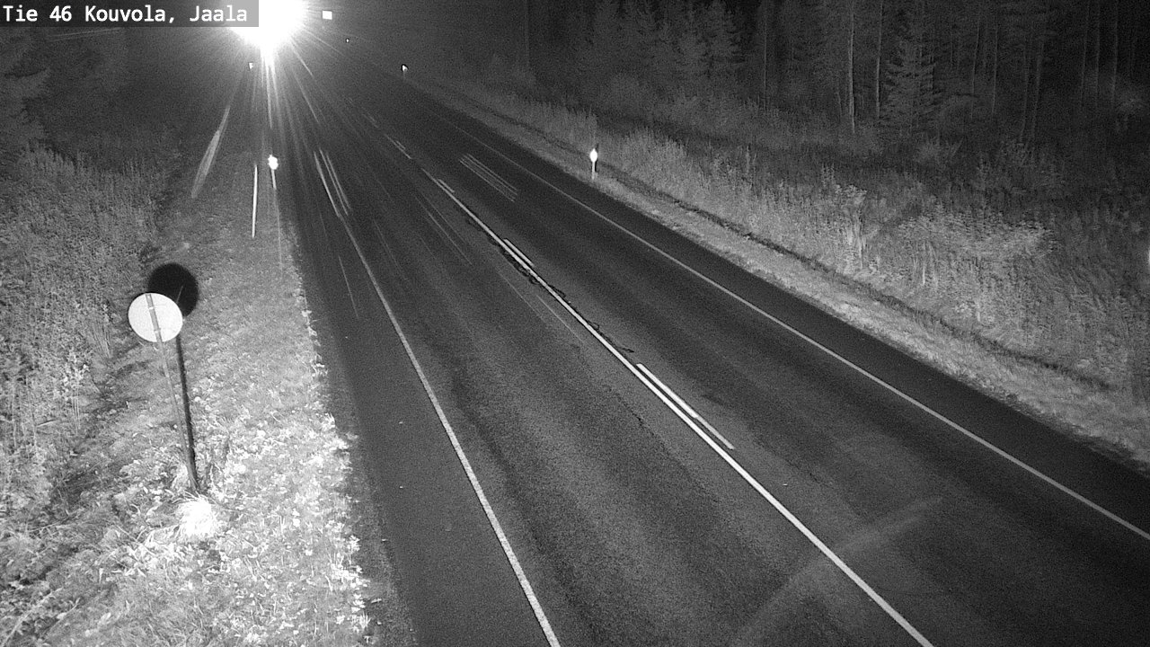 Weather Camera Image Road 46 Kouvola, Jaala, Kouvola, Kymenlaakso