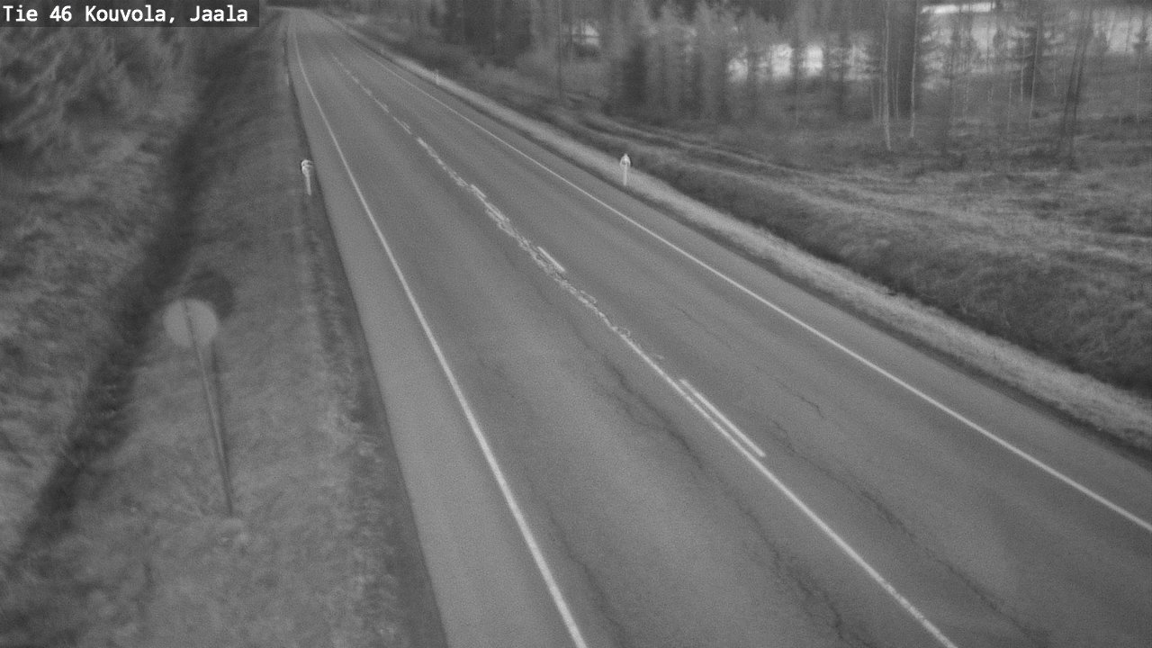 Weather Camera Image Road 46 Kouvola, Jaala, Kouvola, Kymenlaakso