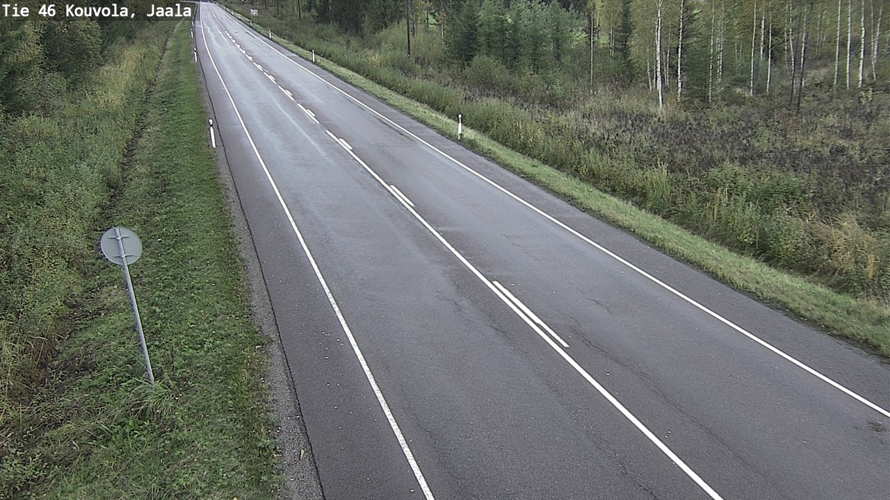 Weather Camera Image Road 46 Kouvola, Jaala, Kouvola, Kymenlaakso