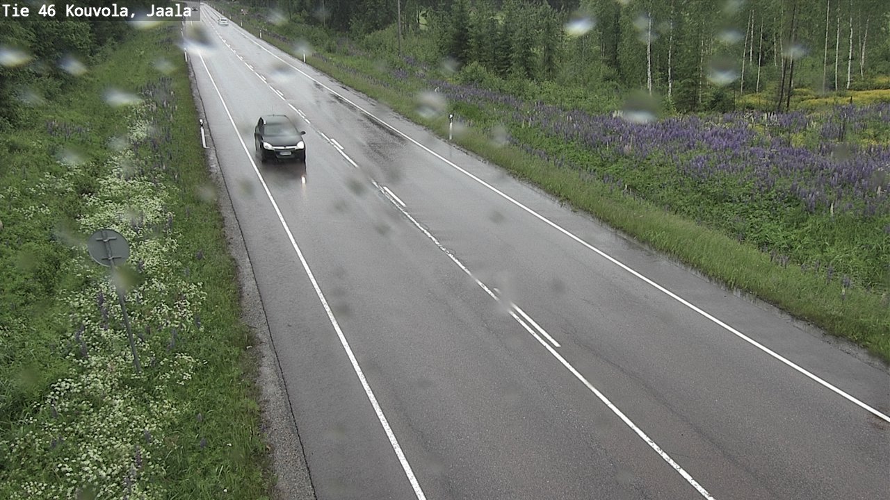 Weather Camera Image Väg 46 Kouvola, Jaala, Kouvola, Kymenlaakso