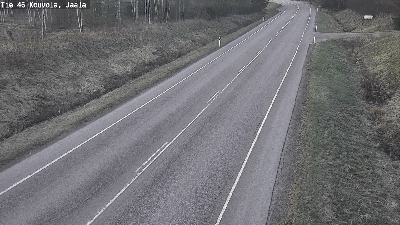 Weather Camera Image Road 46 Kouvola, Jaala, Kouvola, Kymenlaakso