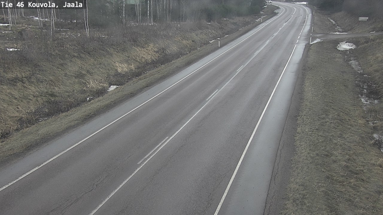 Weather Camera Image Road 46 Kouvola, Jaala, Kouvola, Kymenlaakso