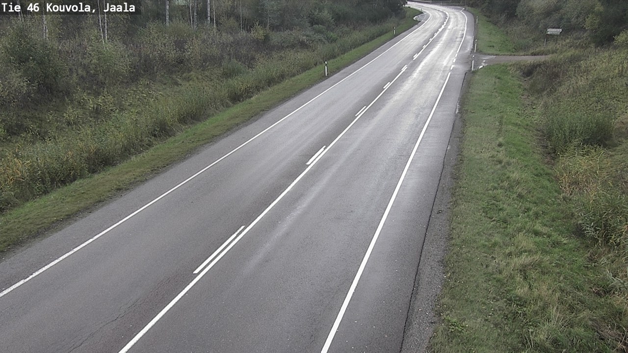 Weather Camera Image Road 46 Kouvola, Jaala, Kouvola, Kymenlaakso