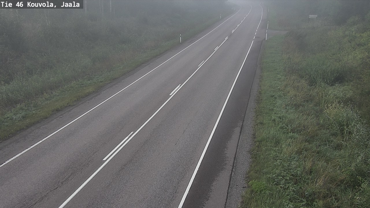 Weather Camera Image Road 46 Kouvola, Jaala, Kouvola, Kymenlaakso