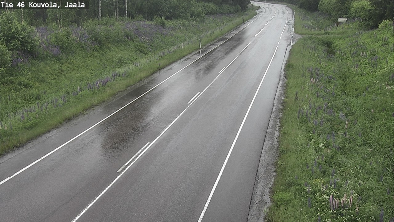 Weather Camera Image Väg 46 Kouvola, Jaala, Kouvola, Kymenlaakso