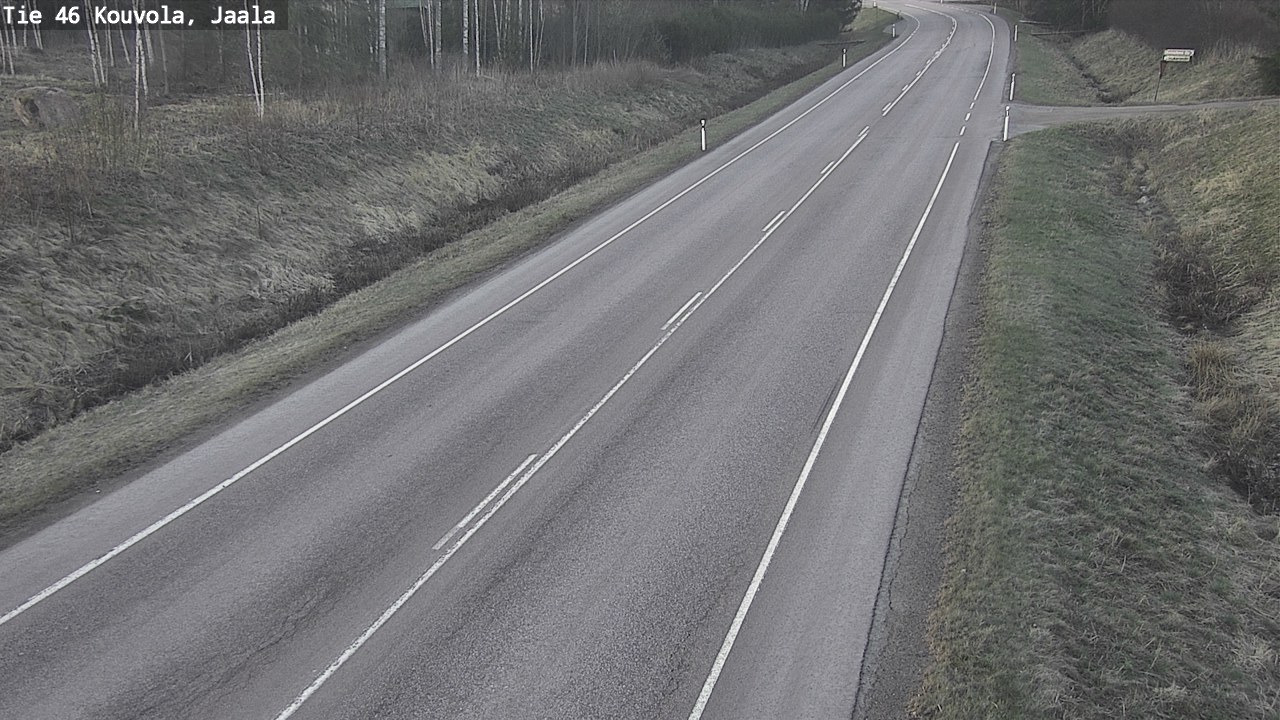 Weather Camera Image Road 46 Kouvola, Jaala, Kouvola, Kymenlaakso