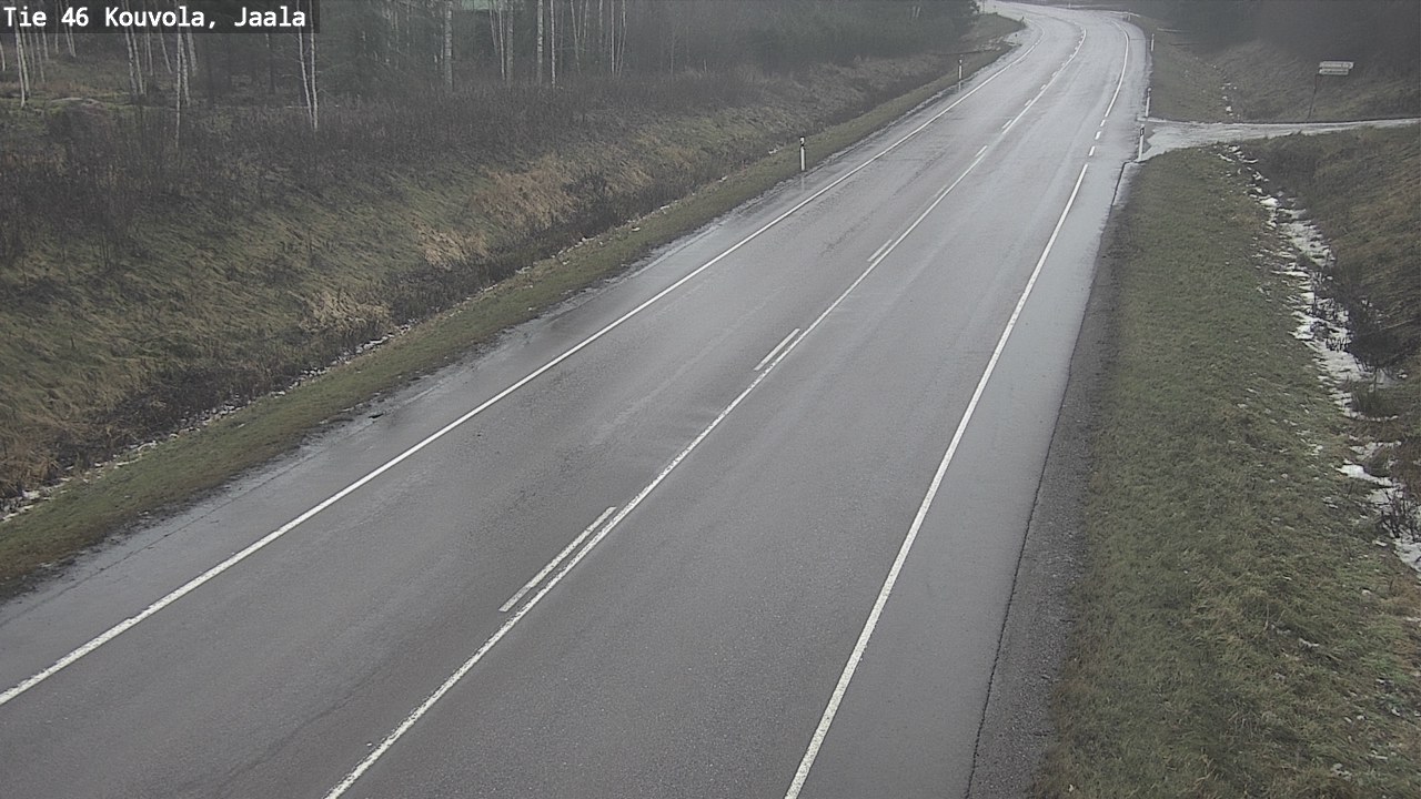 Weather Camera Image Väg 46 Kouvola, Jaala, Kouvola, Kymenlaakso