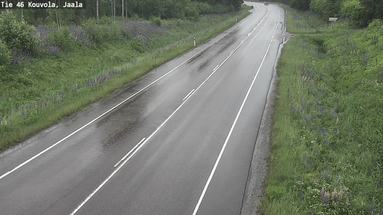 Weather Camera Image Väg 46 Kouvola, Jaala, Kouvola, Kymenlaakso