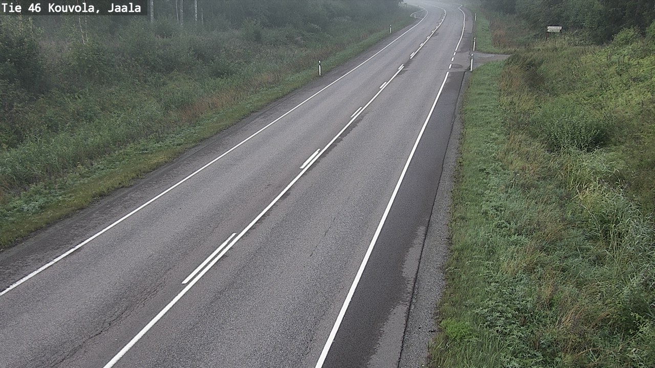 Weather Camera Image Road 46 Kouvola, Jaala, Kouvola, Kymenlaakso