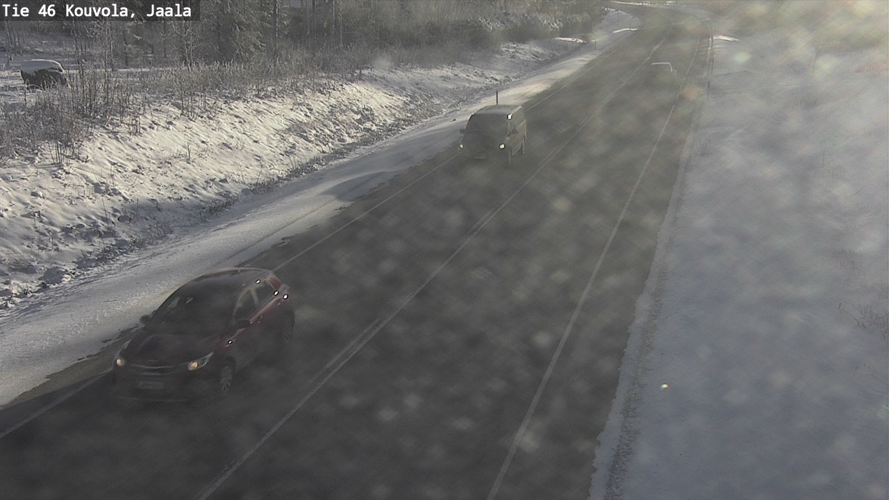 Weather Camera Image Väg 46 Kouvola, Jaala, Kouvola, Kymenlaakso