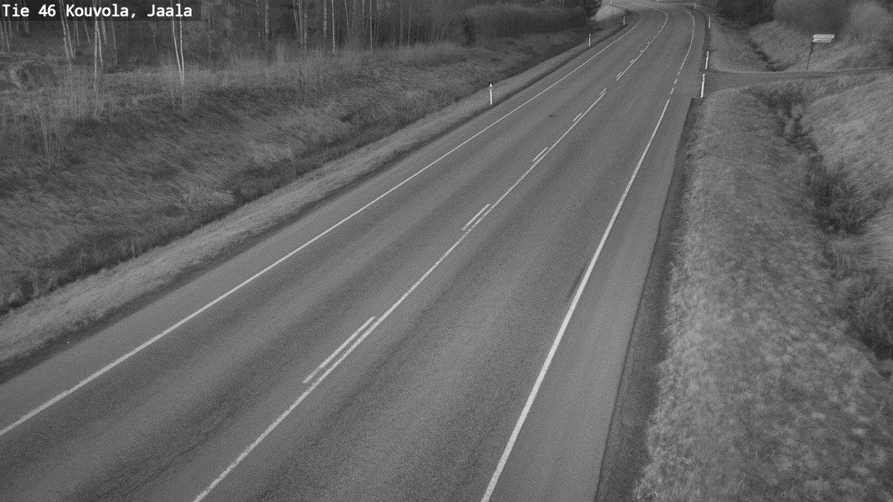 Weather Camera Image Road 46 Kouvola, Jaala, Kouvola, Kymenlaakso