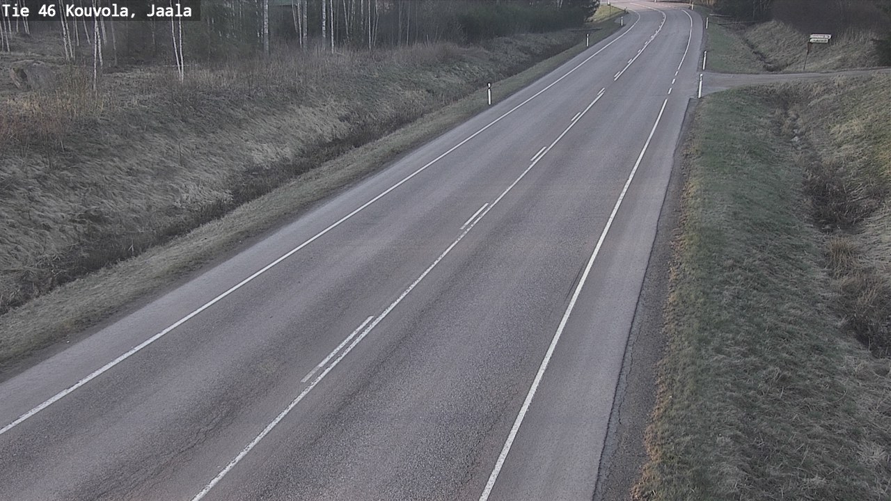 Weather Camera Image Road 46 Kouvola, Jaala, Kouvola, Kymenlaakso