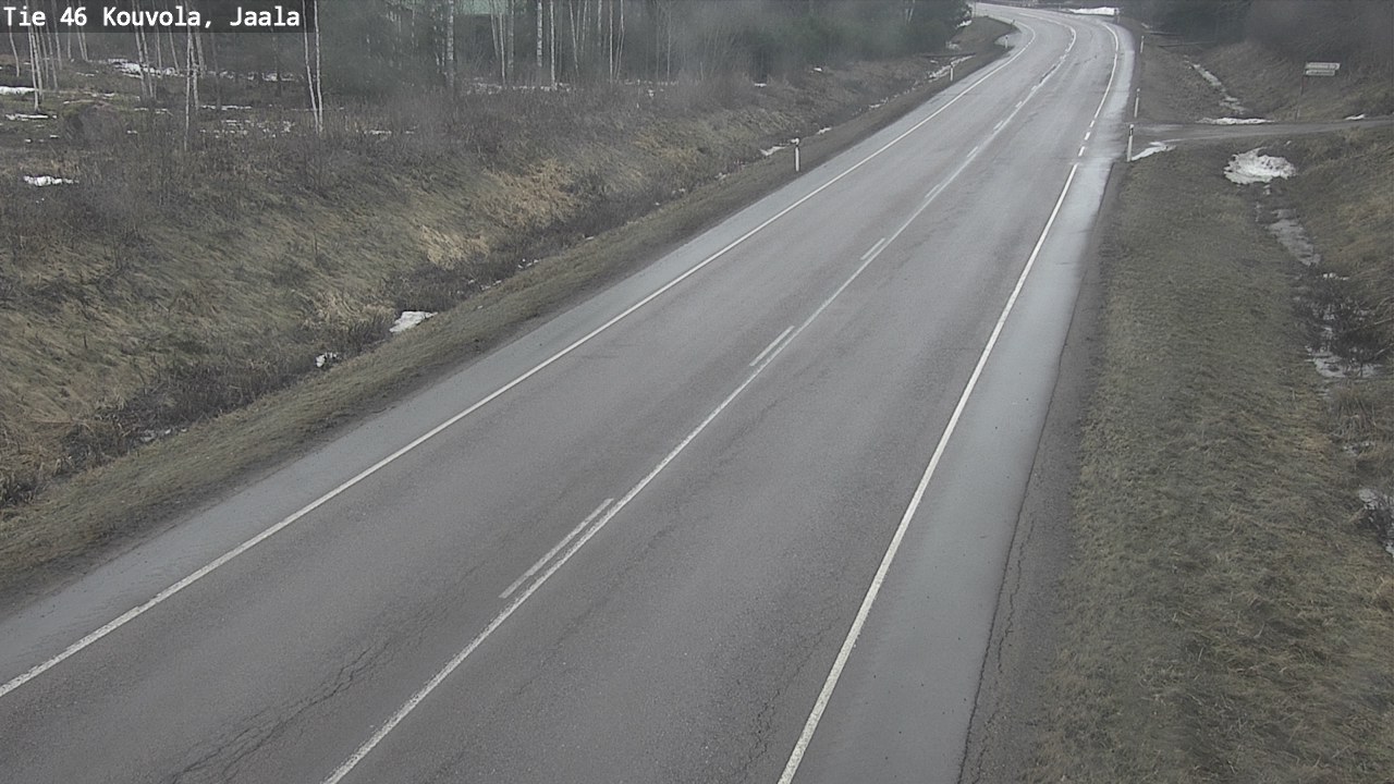 Weather Camera Image Road 46 Kouvola, Jaala, Kouvola, Kymenlaakso