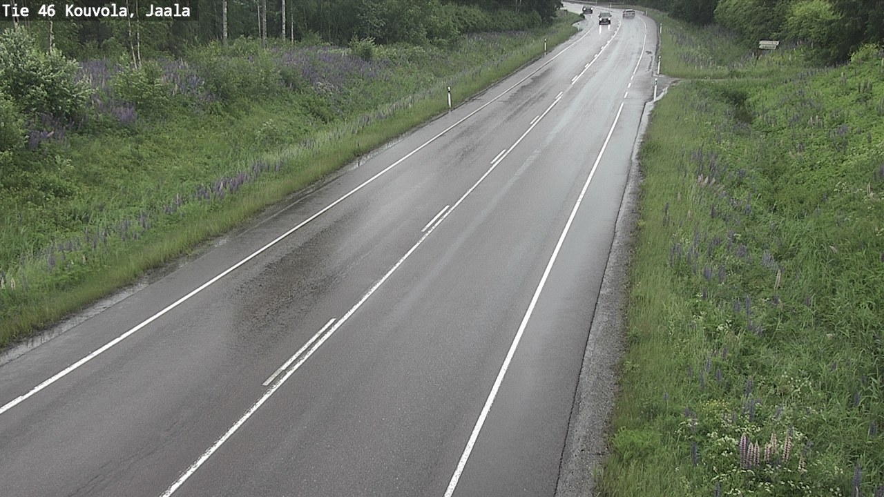 Weather Camera Image Väg 46 Kouvola, Jaala, Kouvola, Kymenlaakso