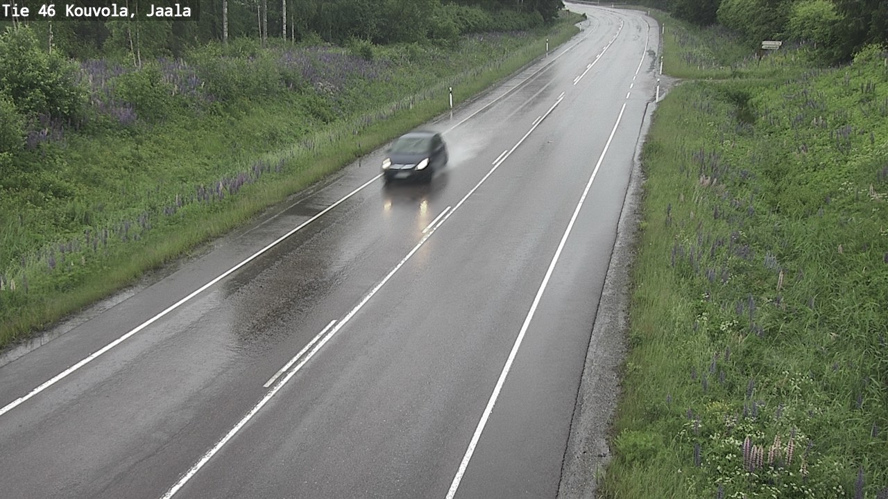 Weather Camera Image Väg 46 Kouvola, Jaala, Kouvola, Kymenlaakso