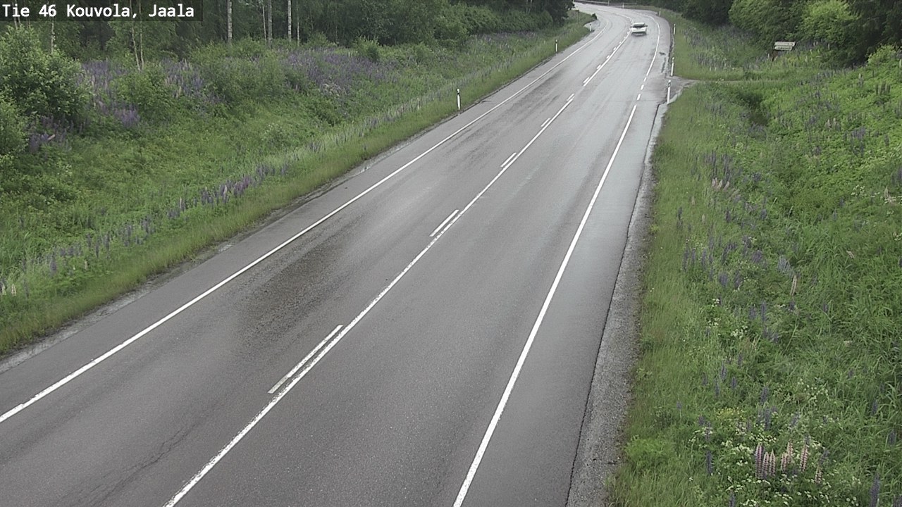 Weather Camera Image Väg 46 Kouvola, Jaala, Kouvola, Kymenlaakso